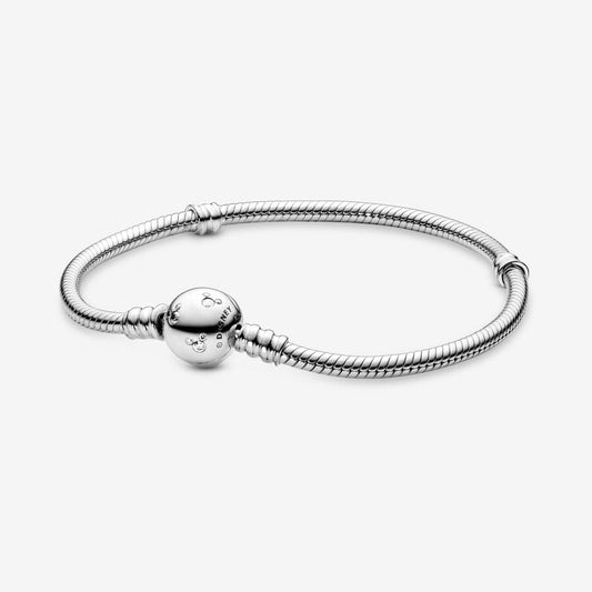 Disney Moments Sparkling Mickey Mouse & Snake Chain Bracelet
